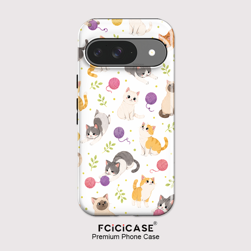 Google Pixel 8A - Fcicicase 무광 충격 방지 휴대폰 케이스