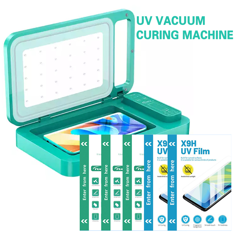 Hydrogel Screen Protector - TUOLI X9H UV 경화 진공 라미네이팅