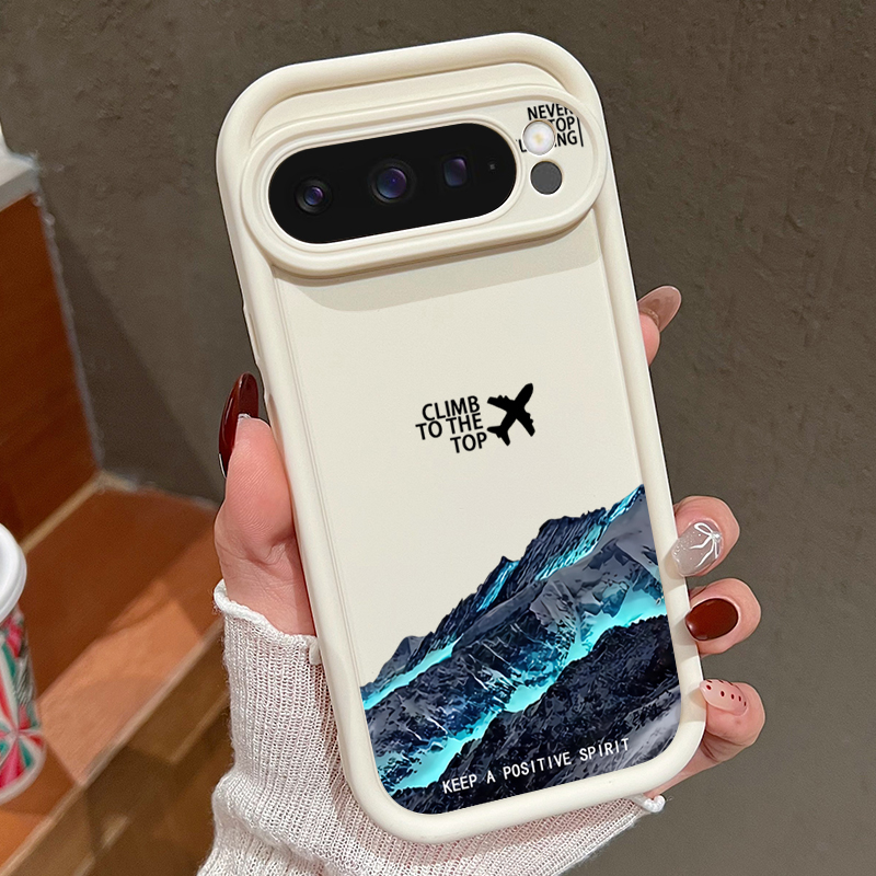 Google Pixel 9 Pro - 비행기 눈산 패턴 폰 케이스 구글