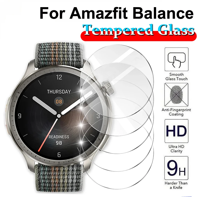 Smartwatch Screen Film - Amazfit Balance용 화면 보호기, 강화 유리,