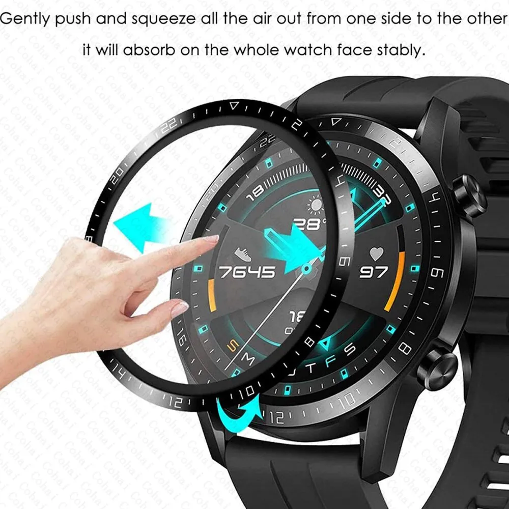 Curved Edge Screen - 화웨이 워치 GT2 Pro GT3 GT