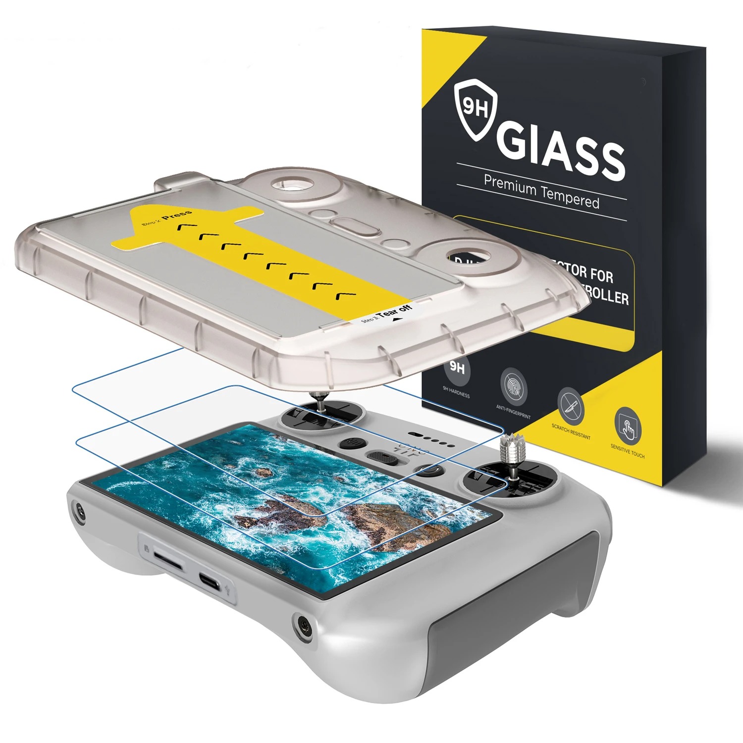 Glass Protector Auto - DJI Flip/Air3/3S/Mini3/4pro 스크린 원격 제어용 자동