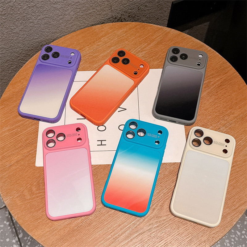 Apple Iphone 15 - 럭셔리 캔디 컬러 그라데이션 폰 케이스