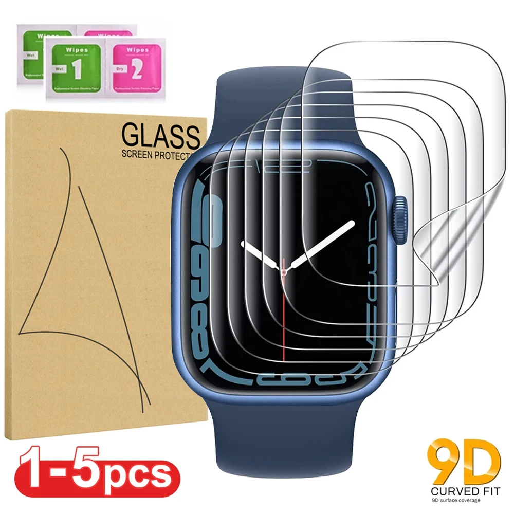 Hydrogel Screen Protector - Apple Watch 시리즈 9 7 8