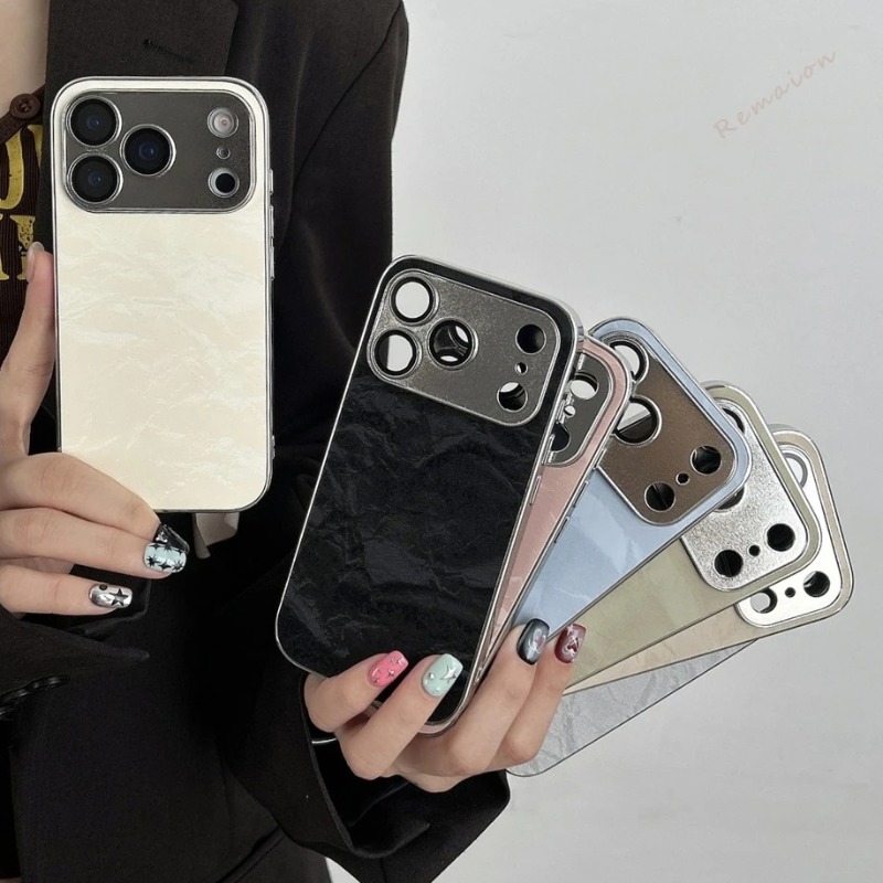 럭셔리 도금 가죽 폰 케이스 (아이폰 17 에어, 18 - Camera Lens Protector 리뷰 및 가격
