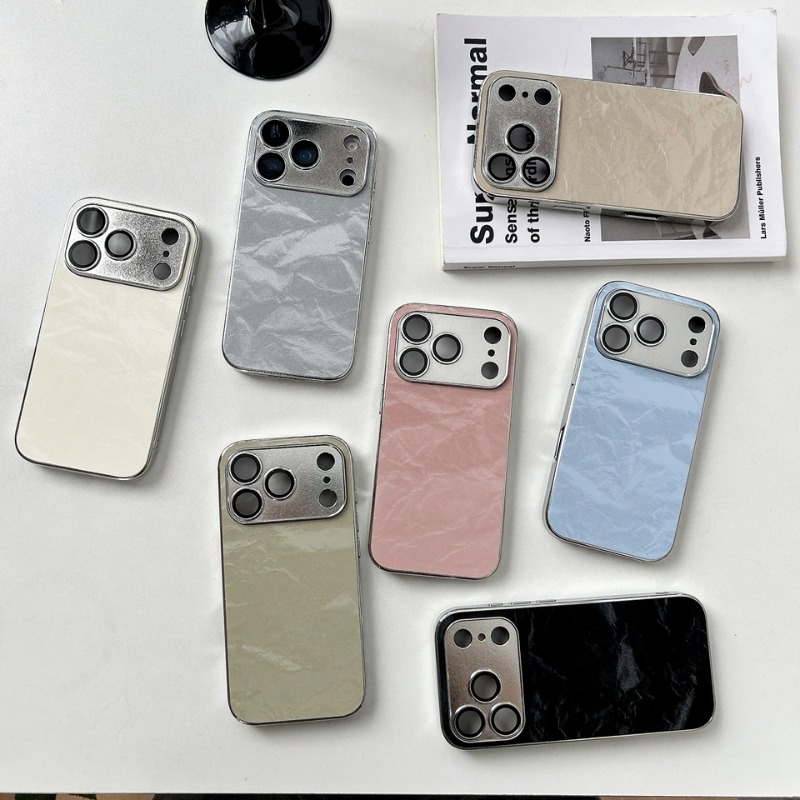 럭셔리 도금 가죽 폰 케이스 (아이폰 17 에어, 18 - Camera Lens Protector 리뷰 및 가격