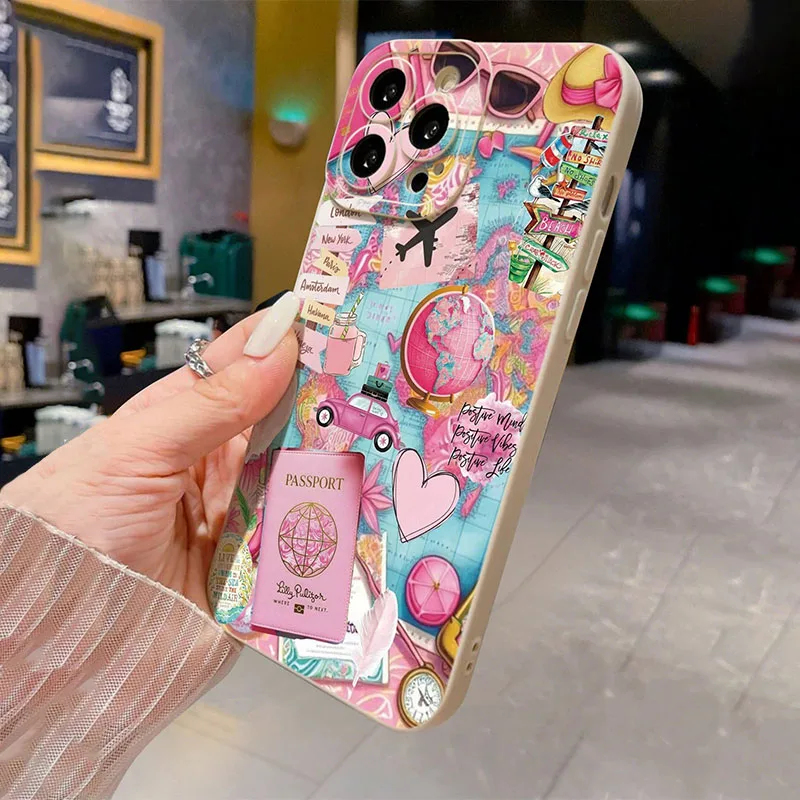 여행용 비행기 프린트 무광 안티드롭 폰 케이스 (아이폰 - Apple Iphone 15 리뷰 및 가격