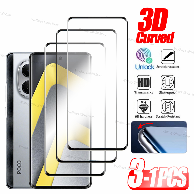 샤오미 포코 M8용 3D 곡면 강화유리 3/2/1개,  - Curved Edge Screen 리뷰 및 가격
