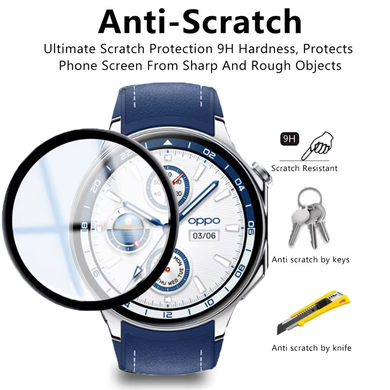 OPPO Watch X 용 화면 보호기 안티 스크래치  - Smartwatch Screen Film 리뷰 및 가격