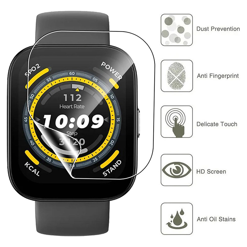 Huami Amazfit Bip 5 용 3 개/갑 하이 - Hydrogel Screen Protector 리뷰 및 가격