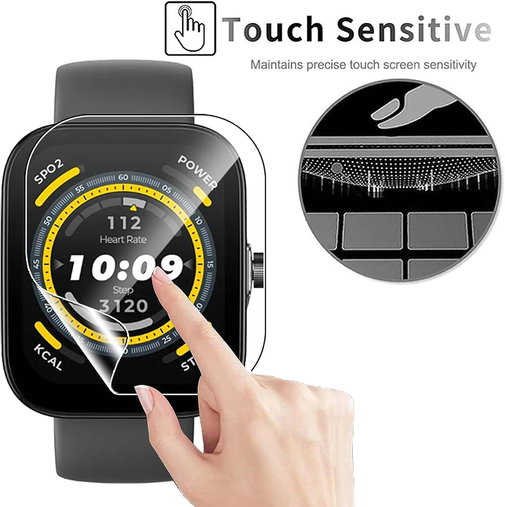 Huami Amazfit Bip 5 용 3 개/갑 하이 - Hydrogel Screen Protector 리뷰 및 가격