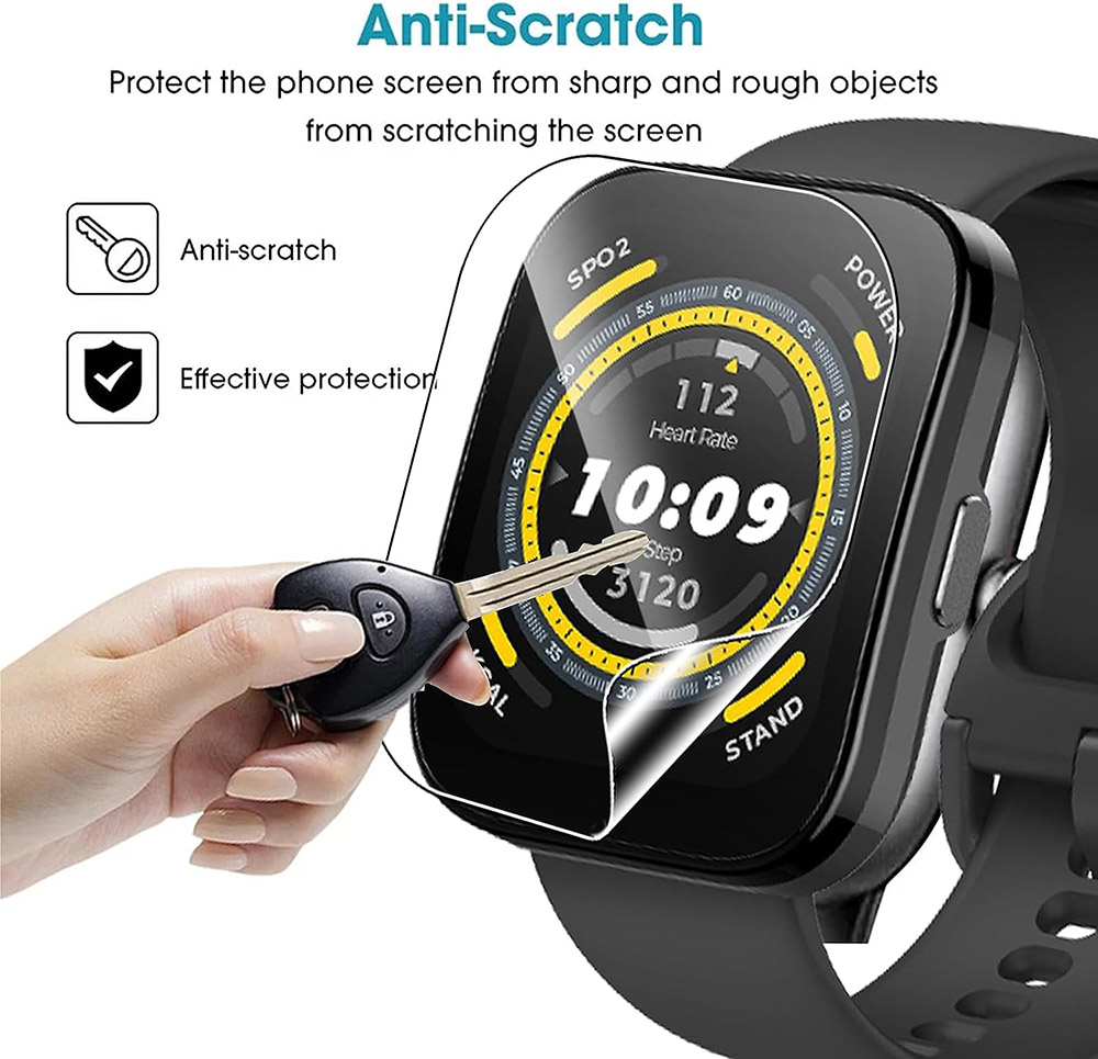 Huami Amazfit Bip 5 용 3 개/갑 하이 - Hydrogel Screen Protector 리뷰 및 가격