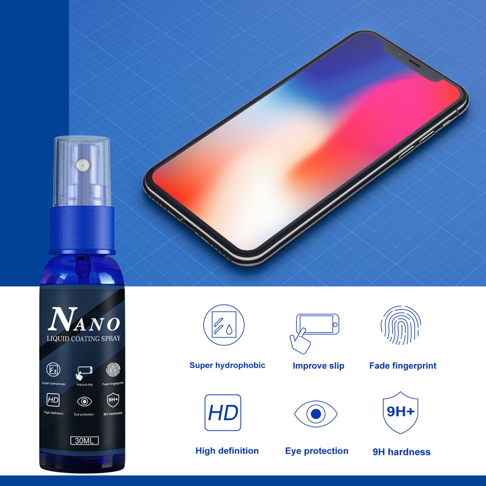 폰 코팅 스프레이 액체 보호 필름 발유성 지문 방지 폰 - Oleophobic Coating Spray 리뷰 및 가격